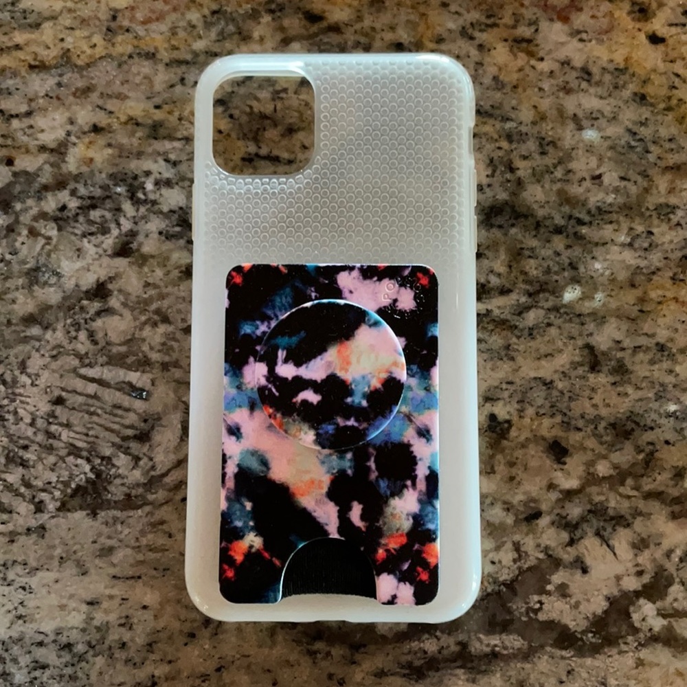 iPhone 11 Pro Max case with pop wallet attachment